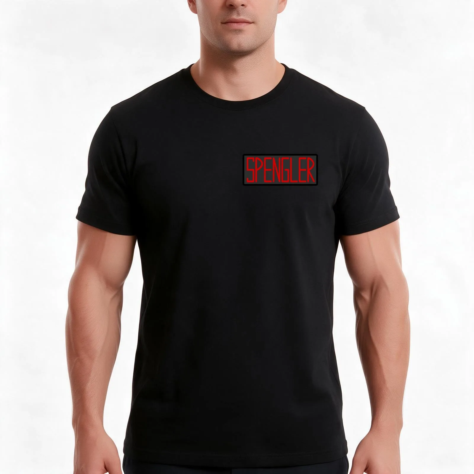 Egon Spengler Jumpsuit Badge T-Shirt Summer Casual Cotton Tee Oversized Streetwear Tops Vintage Graphic Print 100% Cotton