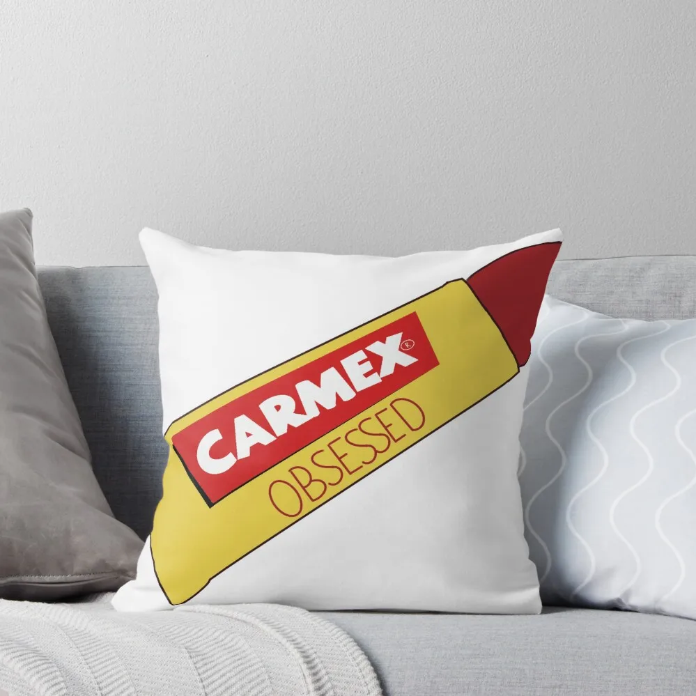 

Carmex chapstick Throw Pillow Pillow Covers Decorative New year Decorative Cover For Living Room Cusions Cover pillow