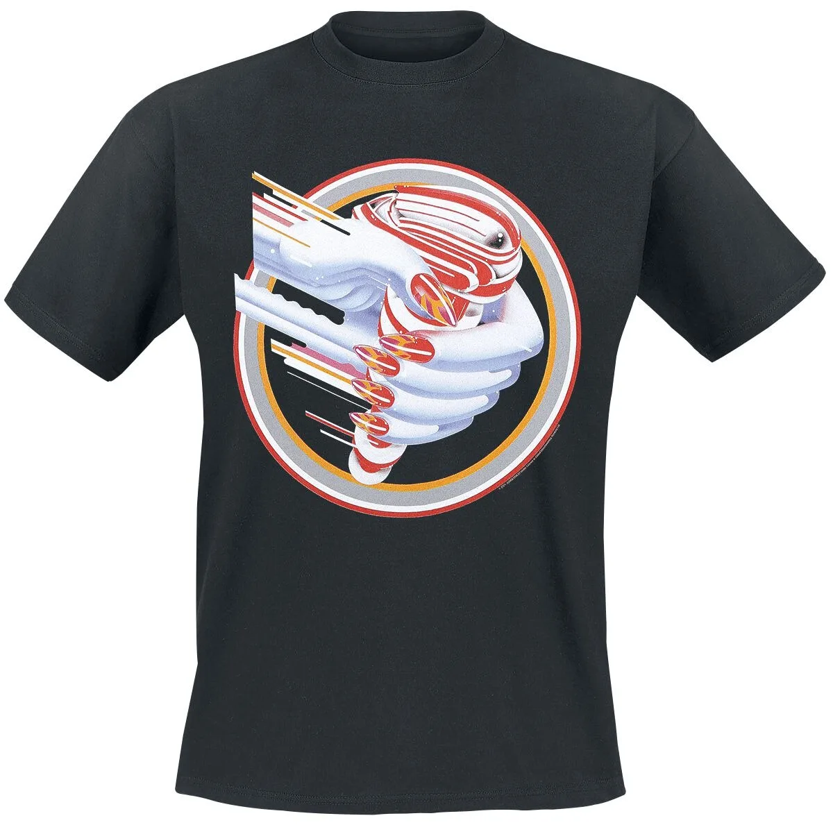 Judas Priest Retro Turbo Rider Graphic T-Shirt Breathable Streetwear Tee