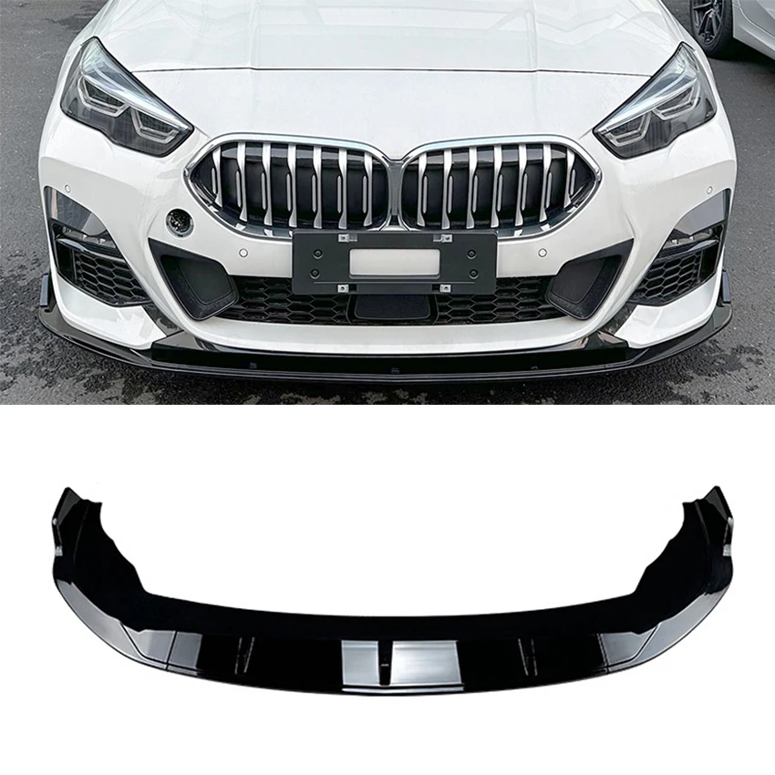 

Car Front Bumper Lip Spoiler Diffuser Splitters Body Kit Aprons Cover Guard Trim For BMW 2 Series F44 218i 220i M Sport 2020+