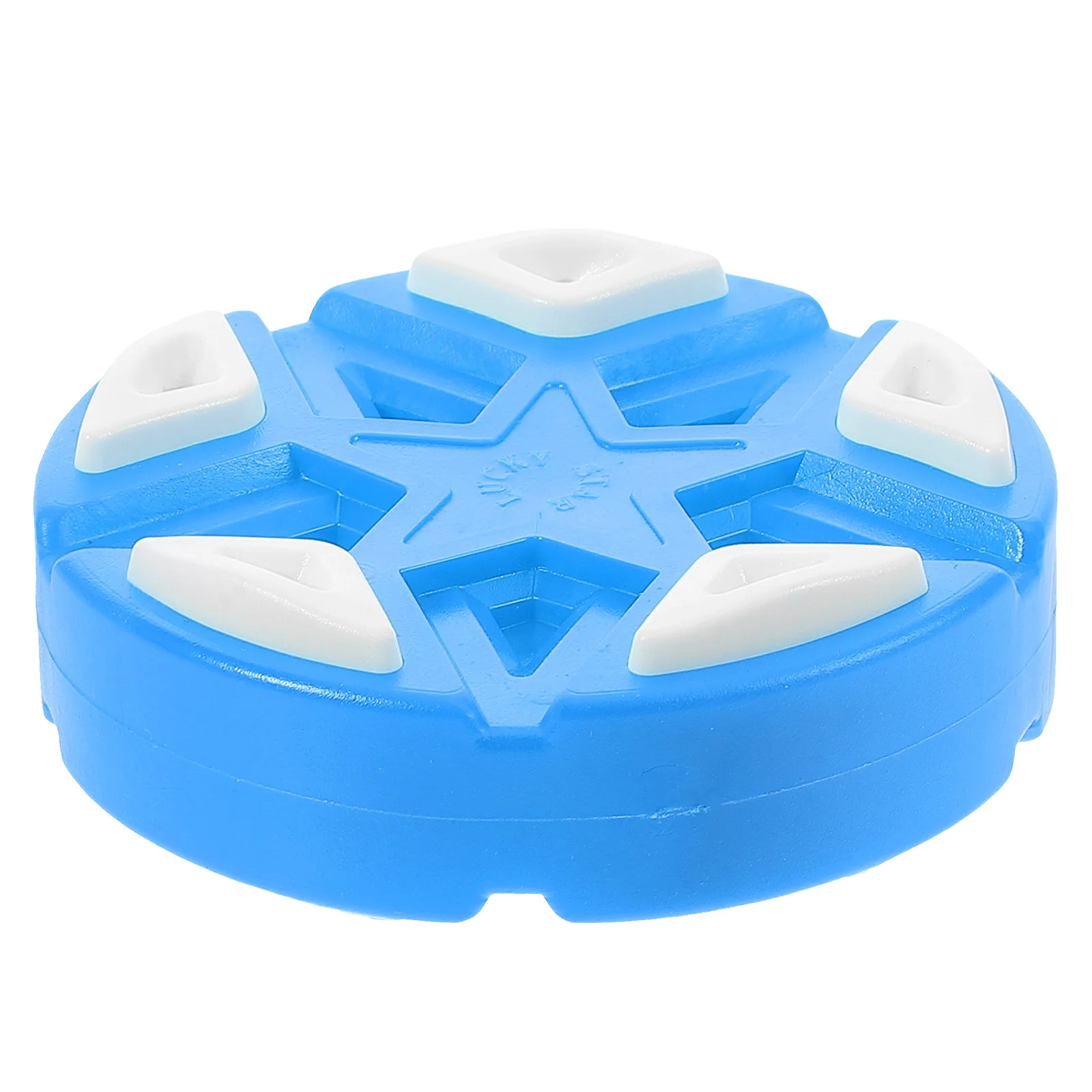 

Land Ice Hockey Training Ball Blue Dimpled Surface Multi Functional For Street Roller Indoor Practice Puck