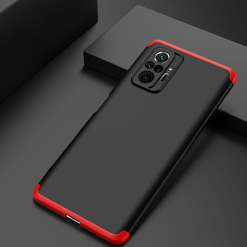 Funda 3 en 1 para Xiaomi Redmi Note 10 Pro 360 protección completa Shockprrof para Redmi Note 10 Pro 10PRO Mi 9t pro Note 10 4G