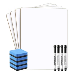 Small White Board, Double Sided Mini Lap Board, For Classroom Students Teachers School Supplies, Office, Work