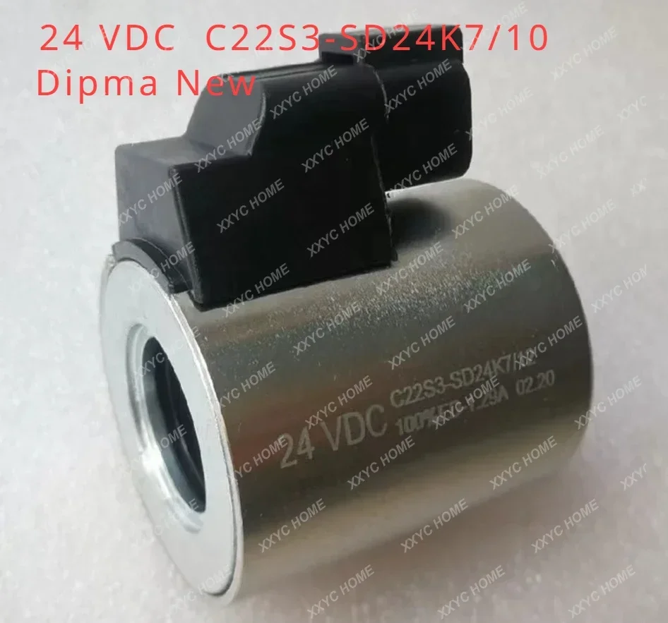 

for Sany Pump Car Coil 24VDC C22S3-D24K7/10 Crane Electromagnetic Valve CE19-D20K1