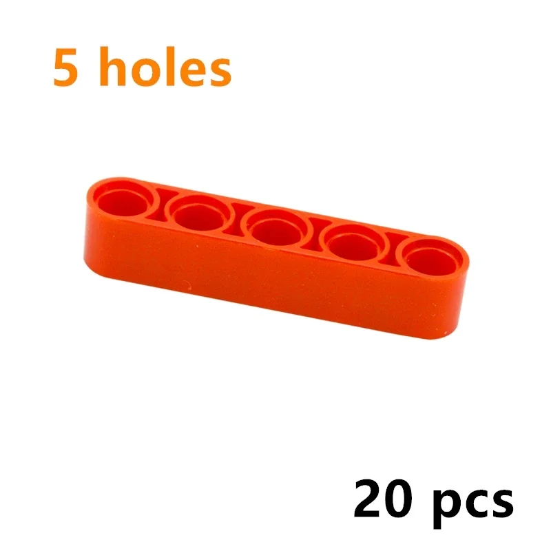 اللبنات الإبداعية MOC التقنية رافعة سميكة شعاع ألعاب أطفال استبدال أجزاء متوافقة مع القطع الفنية