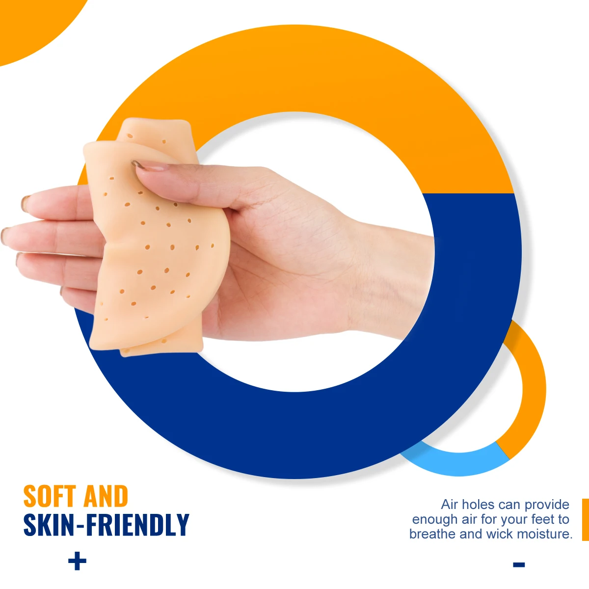 Relieve Foot Pain & Pressure Instantly with Reusable Silicone Socks Anti-Slip Silicone Moisturizing Socks For Dry Cracking Skin