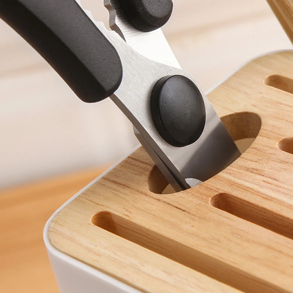 

Kitchen Storage Drain Chopsticks Cutlery Block Organizer Drying Rack Ventilated Design Knife Spoon Holder