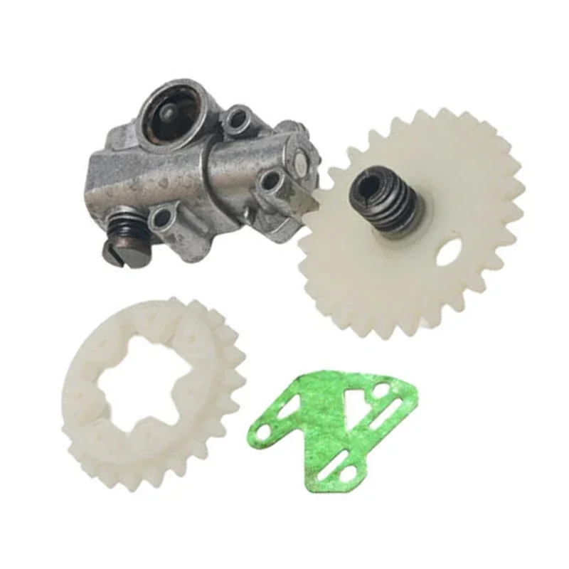 Aftermarket Oil Pump Gasket with Muffler Kit for 038 380 MS380 MS381 038AV Complete Chainsaw Set for Efficient Operation