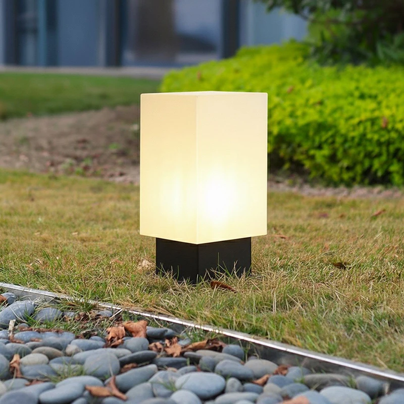 Luminous floor lamp courtyard solar LED outdoor lighting non solar lamp outdoor garden lamp outdoor garden decoration view 3