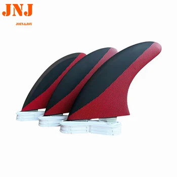 JNJ-FCS II fiberglass surfboard, table fan, medium G5 size, MF large G7 fins