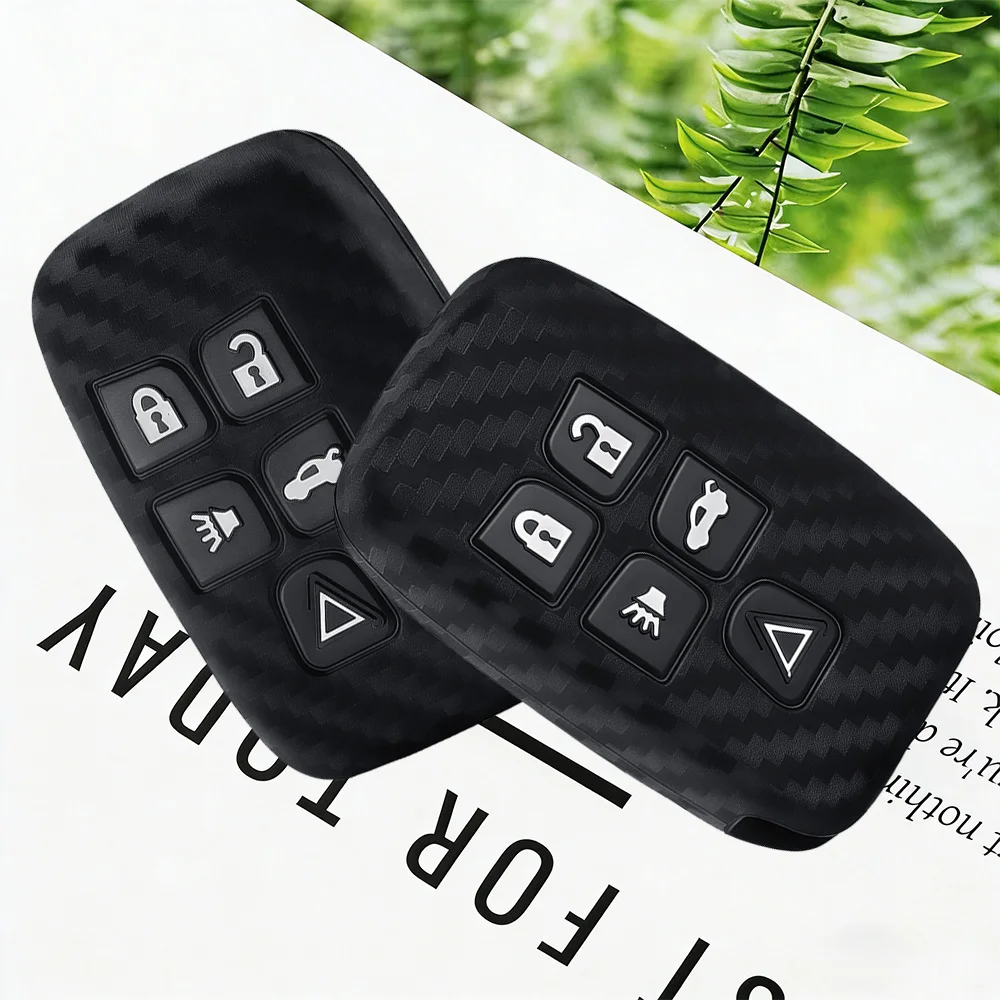 Premium Soft Silicone Car Key Case Cover For Land Rover Range Rover Evoque Sport Freelander Discovery Velar For Jaguar XE XF XJ