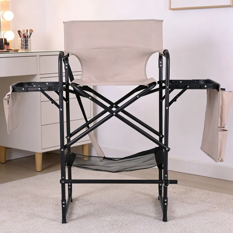 Foldable Director Chair Outdoors Makeup Chairs Multifunctional Portable Barber Chair Simple Comfortable Film Crew Shot Chairs