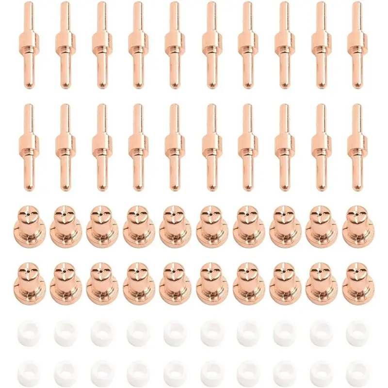 

Расходные материалы для плазменного резака ABGH, набор из 60 предметов для резака PT-31, совместимый с плазменными резаками CUT-40 и CUT-50.