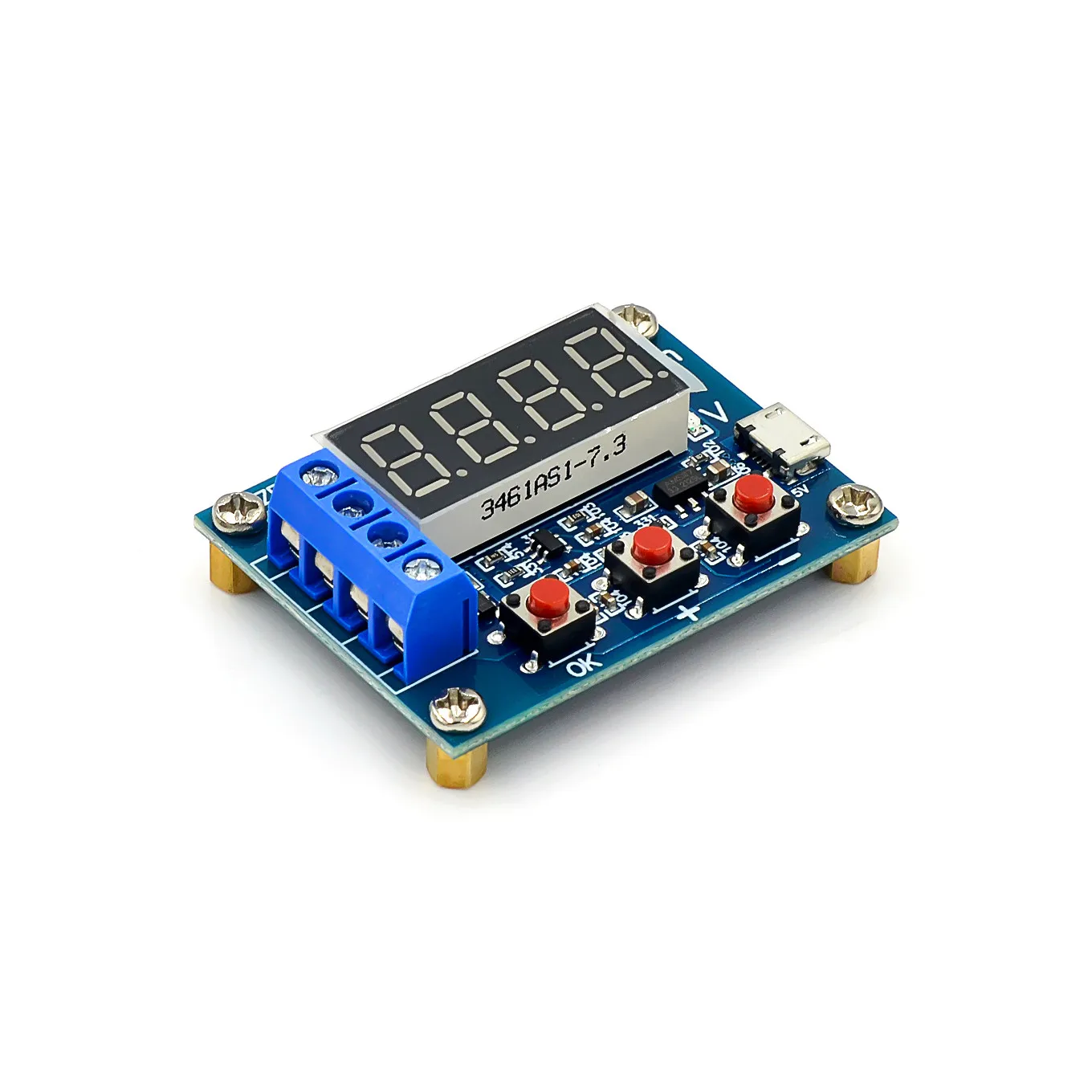 1.2v 12v 18650 ZB2L3 Li-ion Lithium Battery Capacity Tester + Resistance Lead-acid Battery Capacity Meter Discharge Tester