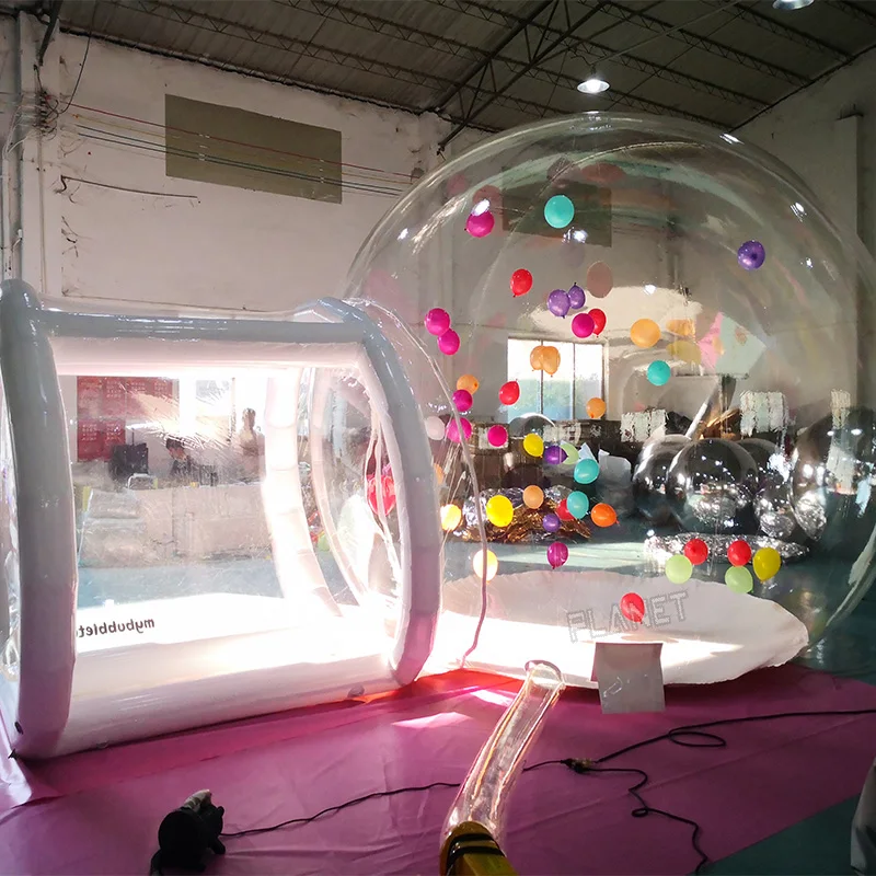 

Детская забавная коммерческая ПВХ хрустальная воздушная шаровая палатка-иглу портативный надувной воздушный шар с пузырьковым домиком
