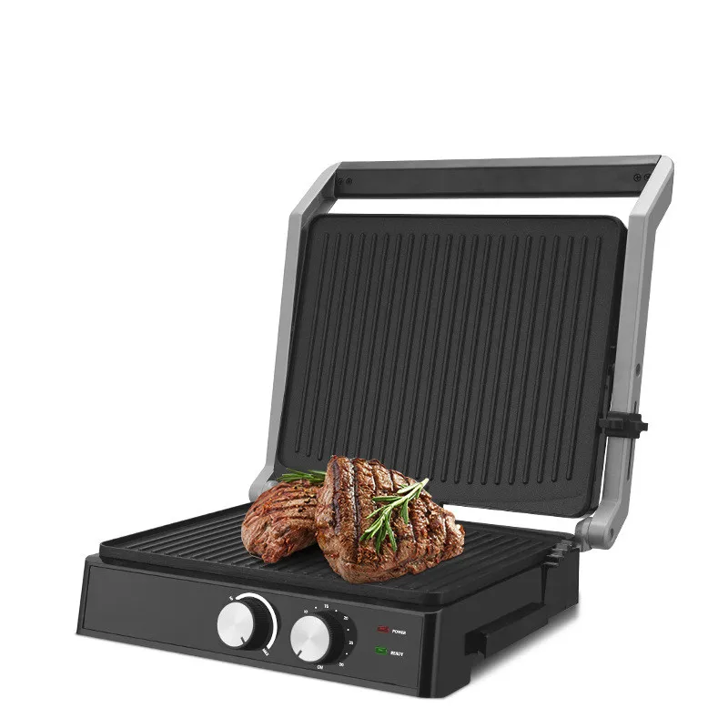 Steak machine, sandwich waffle machine, European and British standard double-sided heating removable light food machine