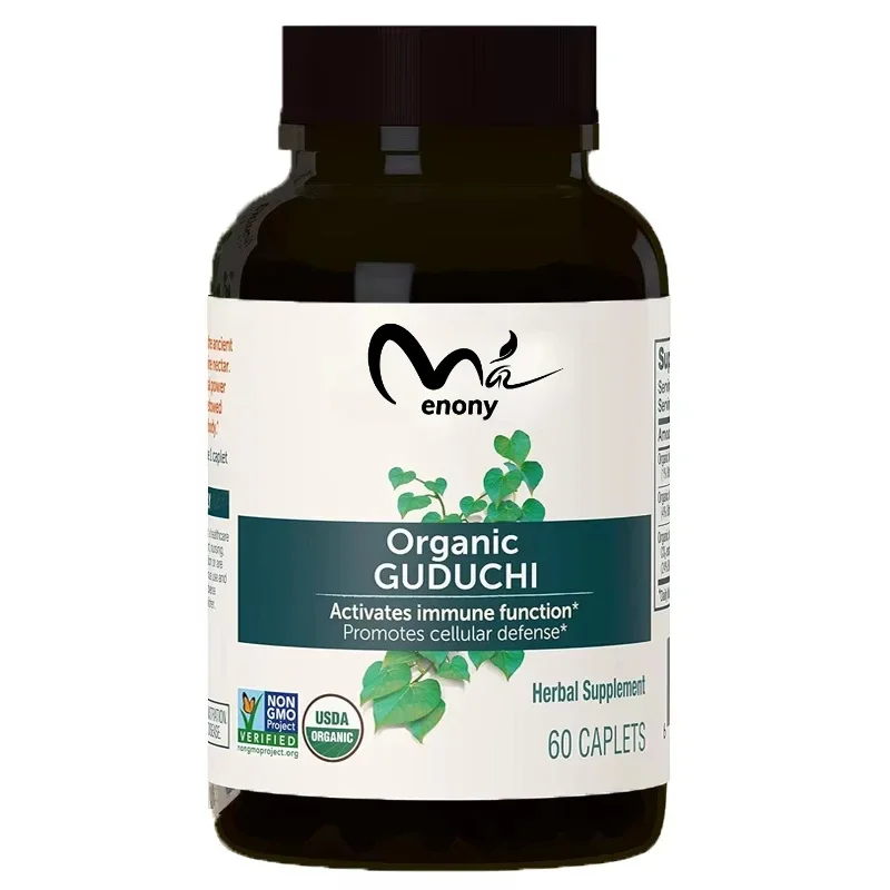 

Organic Guduchi for immune support and cell defense, 700mg, 60 capsules, 1 month dosage