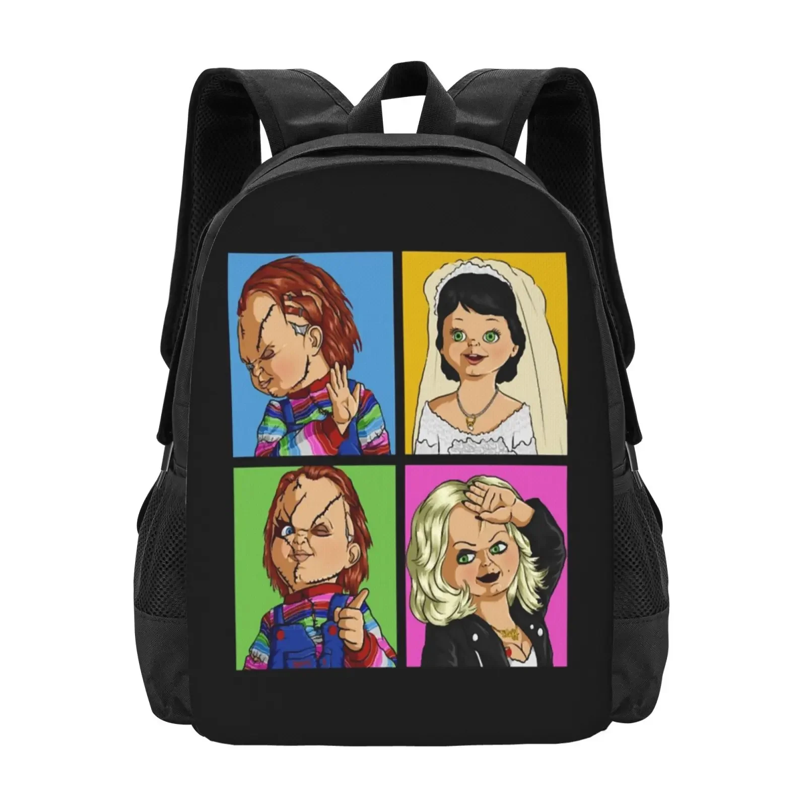

Untitled Hot Sale Schoolbag Backpack Fashion Bags Bride Of Chucky Childs Play Chucky Doll Drake Meme Halloween Horror Joke