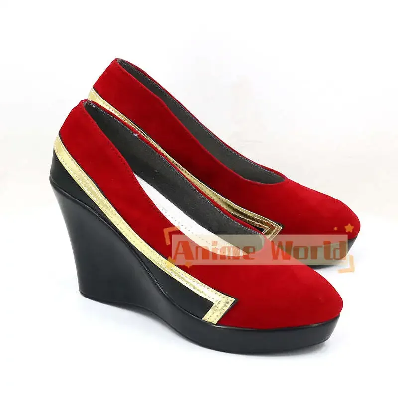 Buty do Cosplayu Ahri z Gry CosplayGame, Buty Karnawałowe na Halloween, Szyte na Miarę