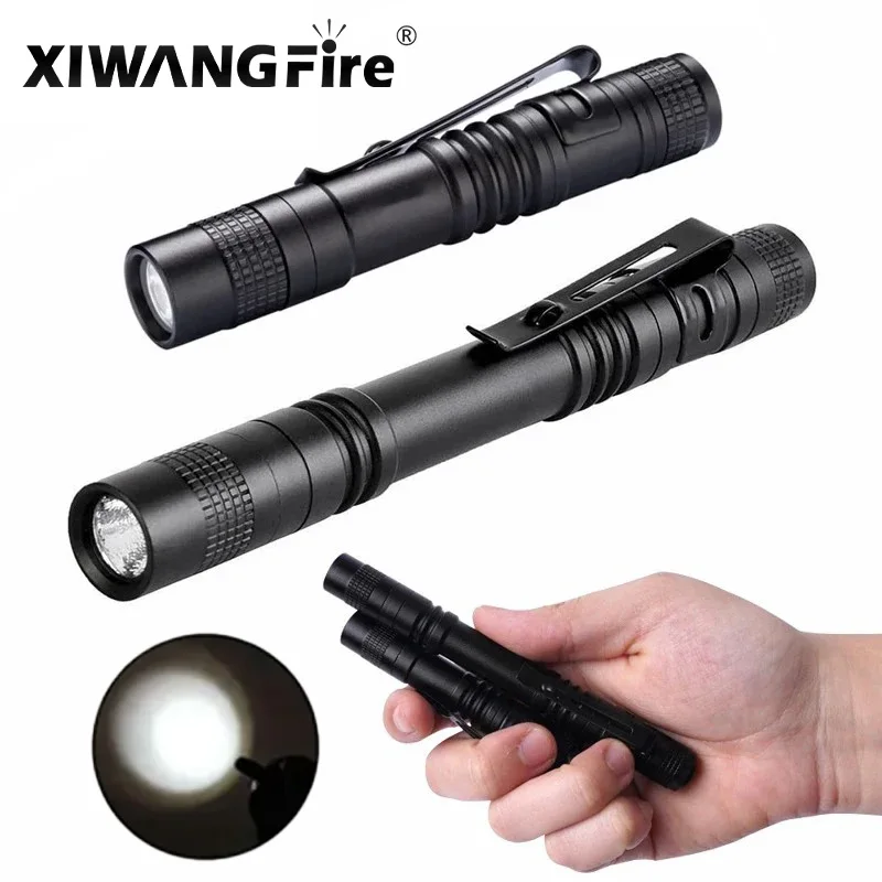 Mini latarka LED Camping Fishing Pen Light Mini przenośna latarka taktyczna LED dla dentysty do uprawiania turystyki pieszej edc latarka