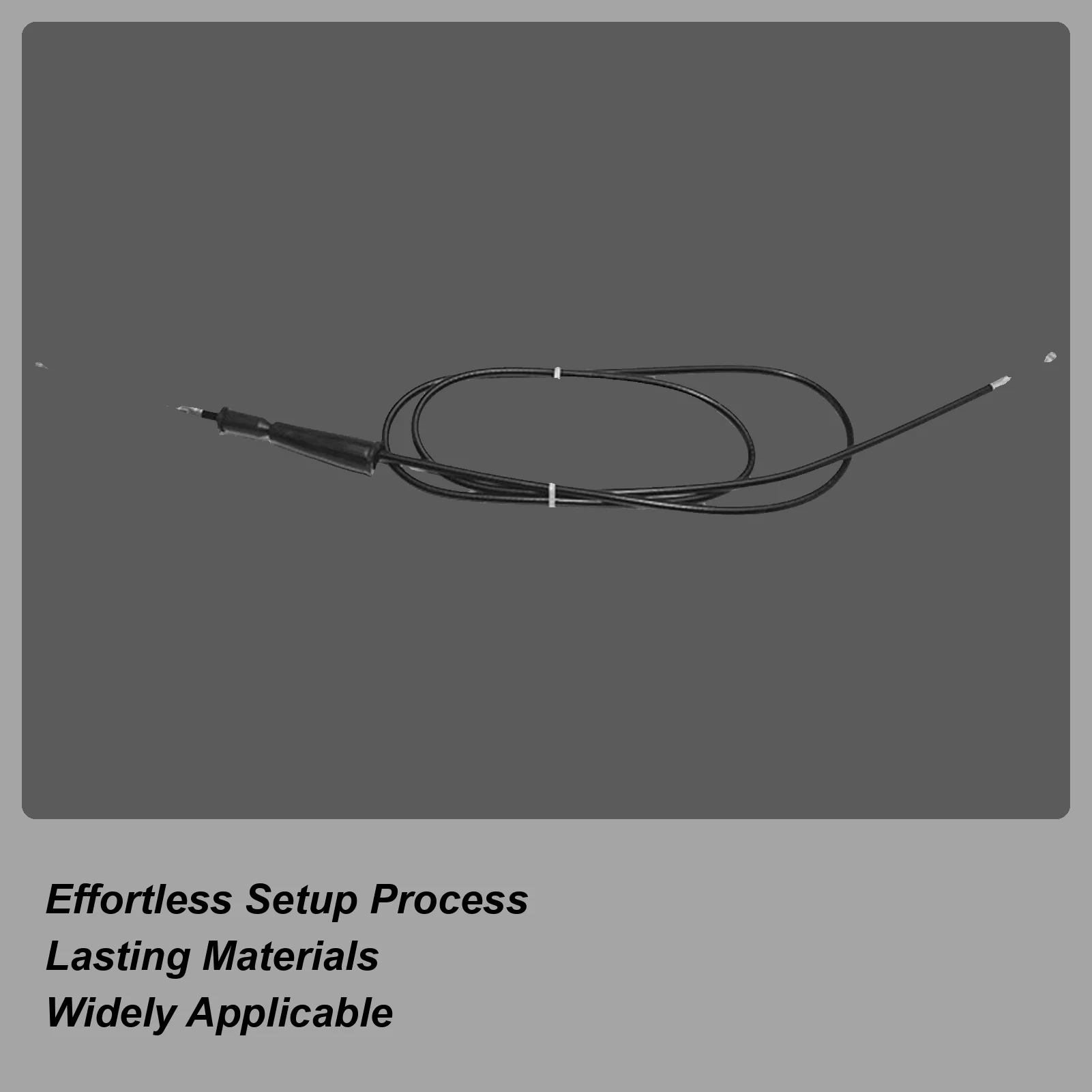 Motorcycle Jumper Cables Thick Security Cable Quick-Connect Anti-Theft Connector Adapter Wire For Car Marine Trailer Gate