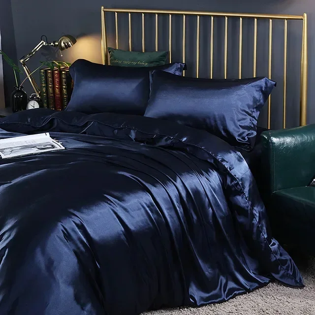 Luxury 100% Mulberry Silk 4-Piece Bedding Set 6