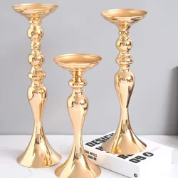 Candle Holders Christmas Decorations Wedding Centerpieces Lantern Stand Home Gold Flower Vase Table Centerpiece Event Flowe