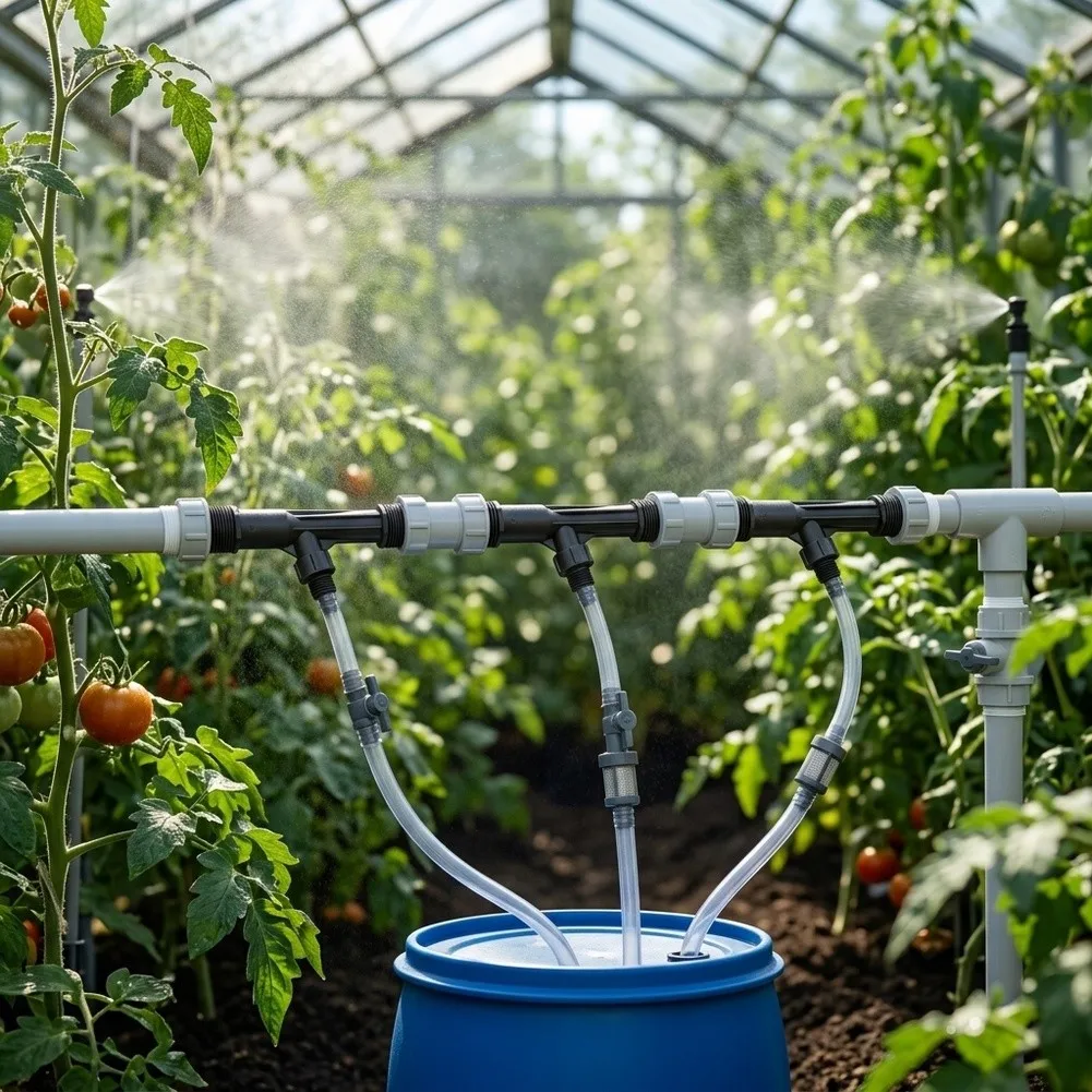 1 Inch Venturi Fertilizer Injector for Garden Irrigation Systems with Inlet Outlet Connection for Drip and Sprinkler Use