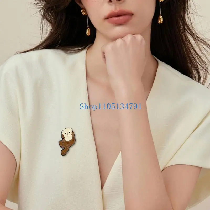 98 كجم سحر مخلوق البحر بروش دبابيس الإبداعية البحر دبوس متعة مخلوق البحر بروش سبيكة الملمس مثالية لإضافة سحر #5