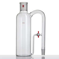 SYNTHWARE Liquid-Liquid extractor, Capacity 1000mL, Upper female joint 45/50, Lower male joint 24/40, Borosilicate, E120200