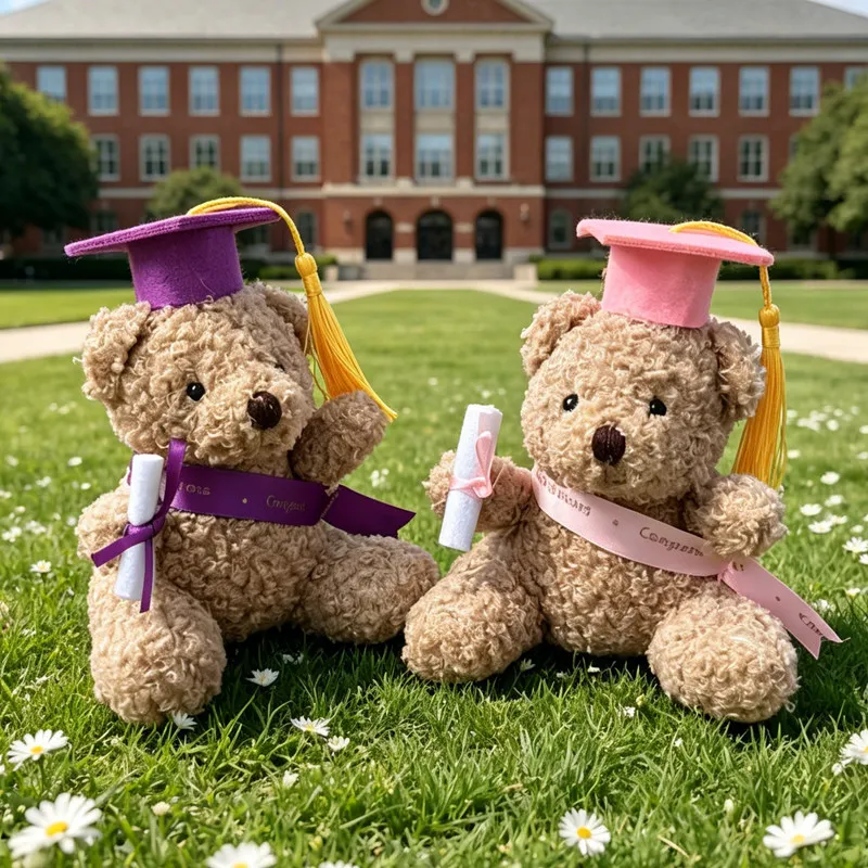 10cm Dr. Bear Doll Mini Graduation Bear Doll Student Graduation Season Graduation Gift Party Souvenir Gift Home Decro