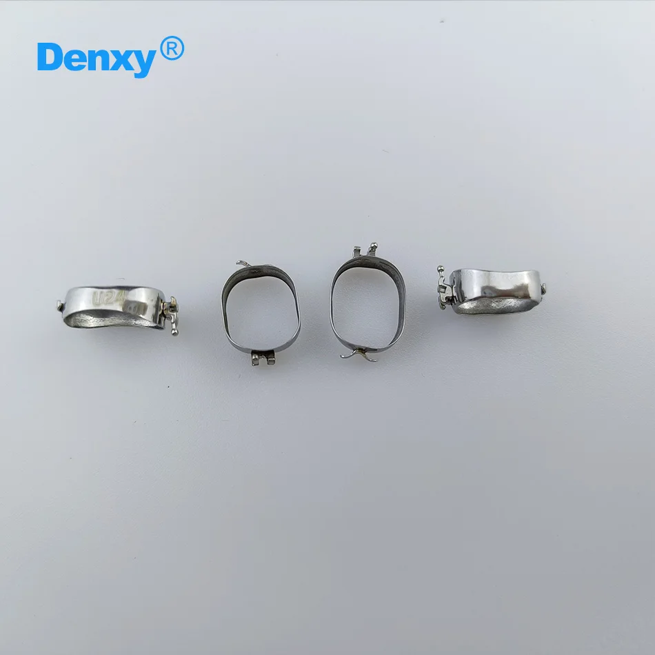 Denxy 5 Sets/Lot Dental-Prämolarenbänder mit Roth-Bracket 1-24 # Orthodontisches Prämolarenband, vorgeschweißt mit Klammern, Zahnarztmaterialien – Detail 8