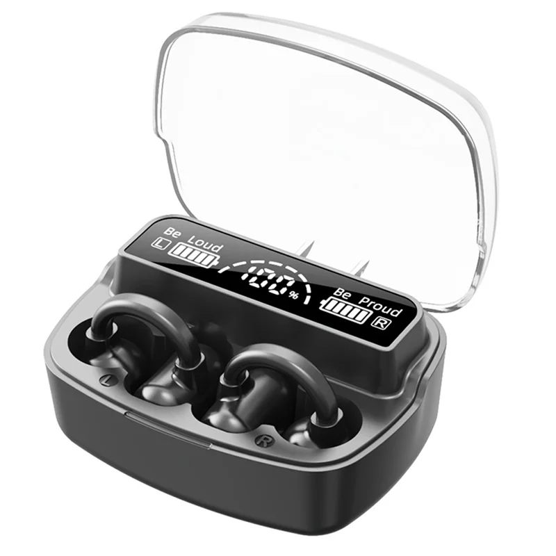 

-A23G A80 Wireless Bluetooth Headset 5.3 Ear Clip Type Not In Ear Wireless Bluetooth Ultra-Long Life Headset