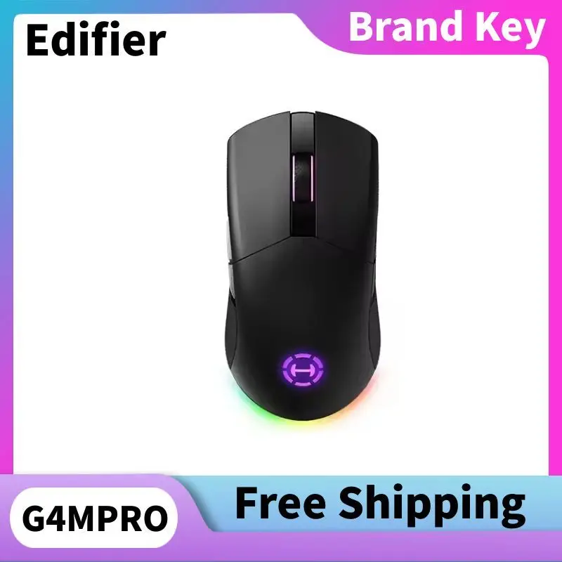 

Edifier G4M Professional Edition Wireless Lightweight Mouse with PAW3395 Sensor 26KDPI RGB Customizable Wireless Gaming Mouse