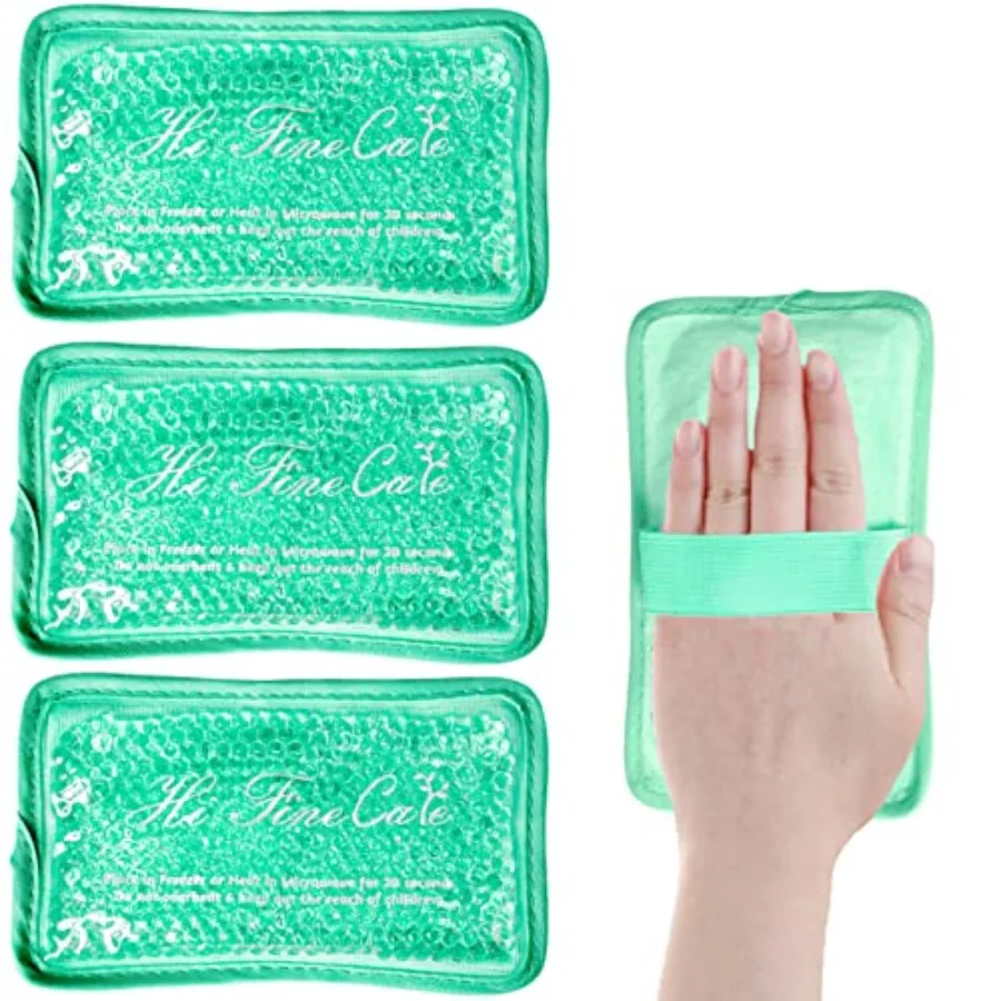 

Ice Pack, Hot or Cold Pack Gel Cooling Pad, Reusable for Injuries Medical Health, Swelling and Pain Relief, Tired Eyes, Child I