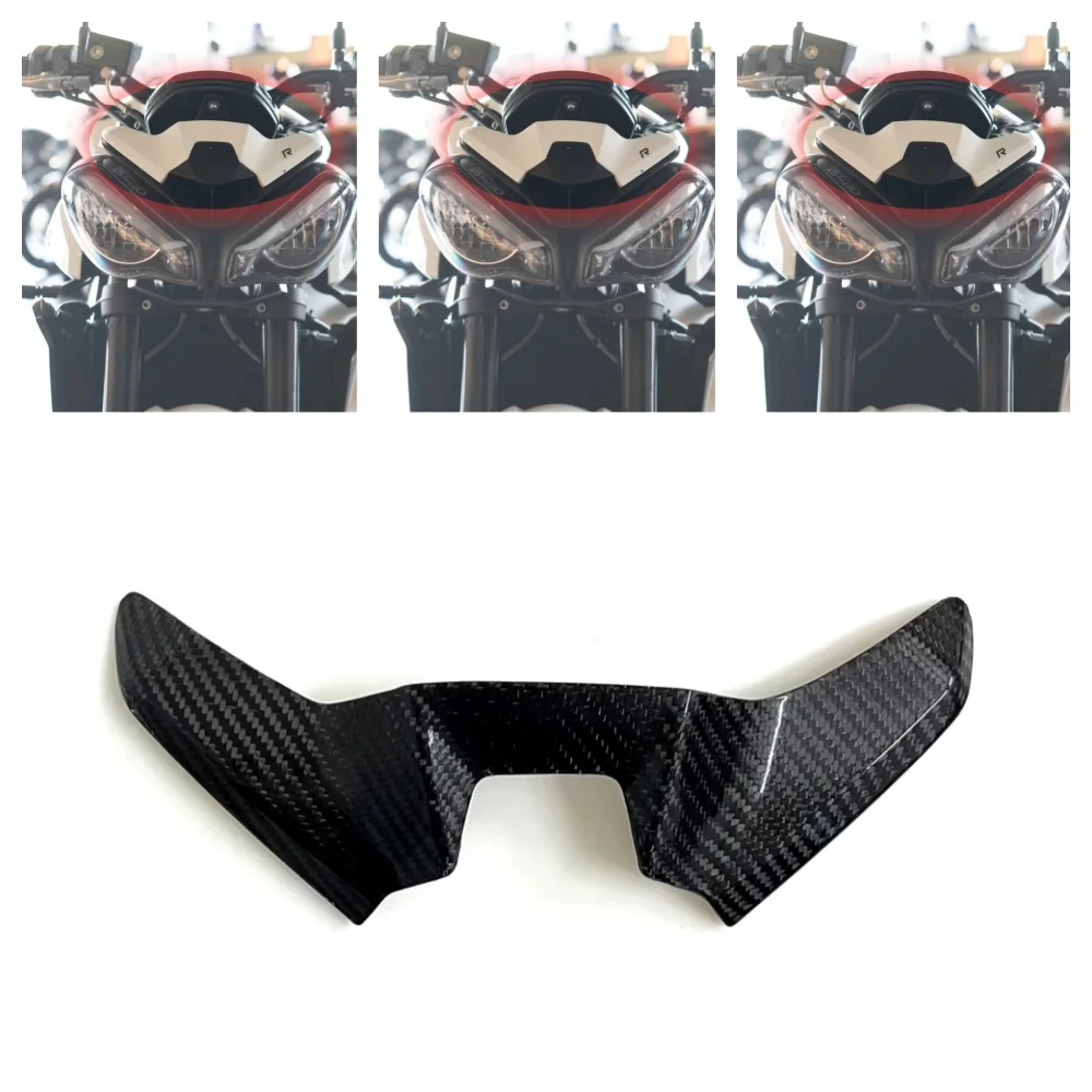 

For Triumph Street Triple 765 R RS 765RS Moto2 2023-2025 Motorcycle Fairings Panel Front Upper Cover Carbon Fiber Fairing Cowl