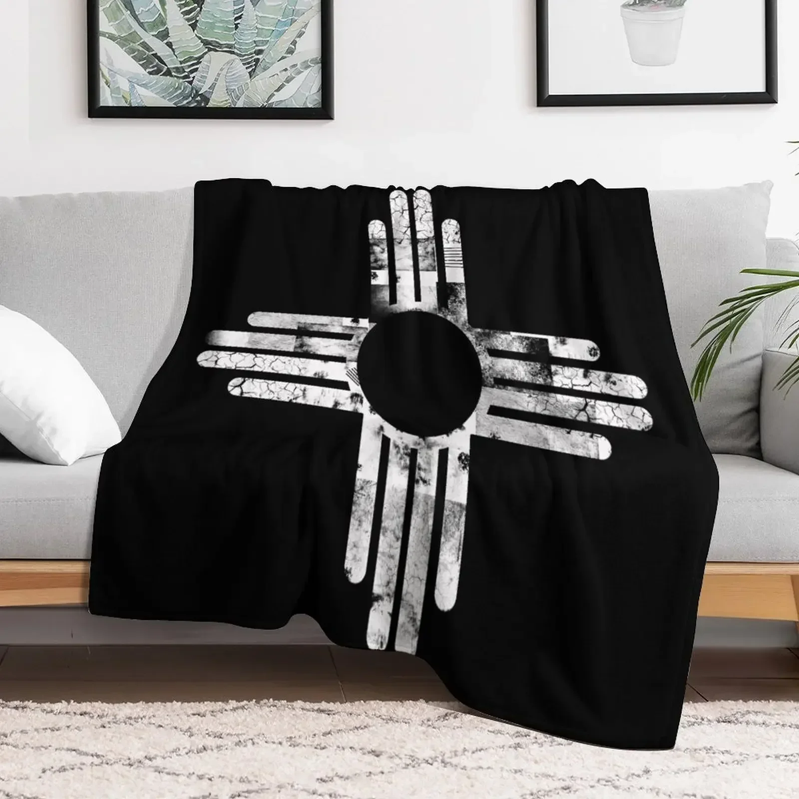 

Zia Sun Throw Blanket Blankets For Baby Soft Plush Plaid For Decorative Sofa Blankets