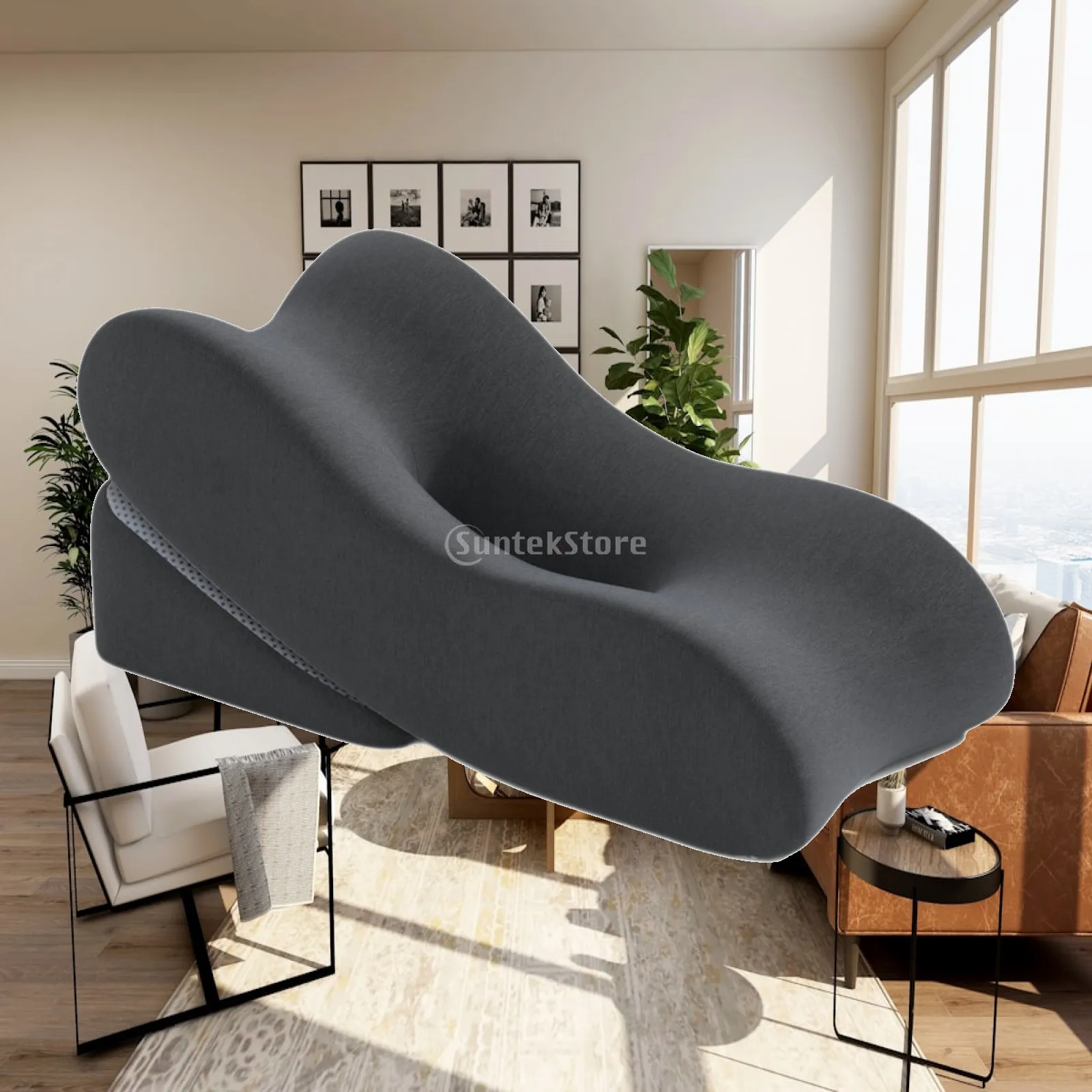 Coussin d'élévation des jambes, coussin de soutien pour les genoux, pour la relaxation des hanches en cas de gonflement