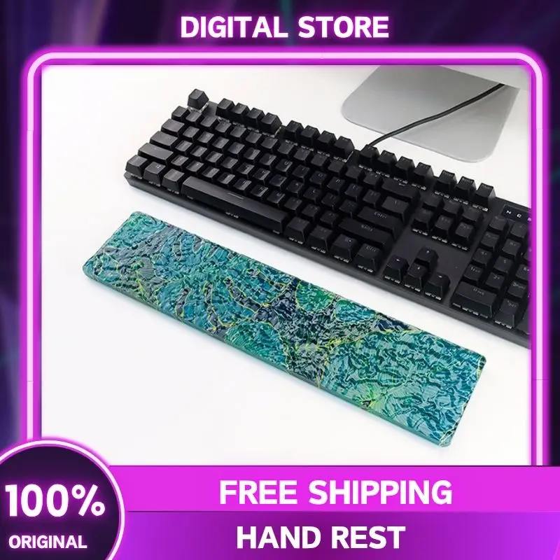 

Acrylic Keyboard Hand Rest Water ripples wrist rest Keyboard Ergonomic Palm Rest Wrist pad Wrist Rest Support Custom Accessories
