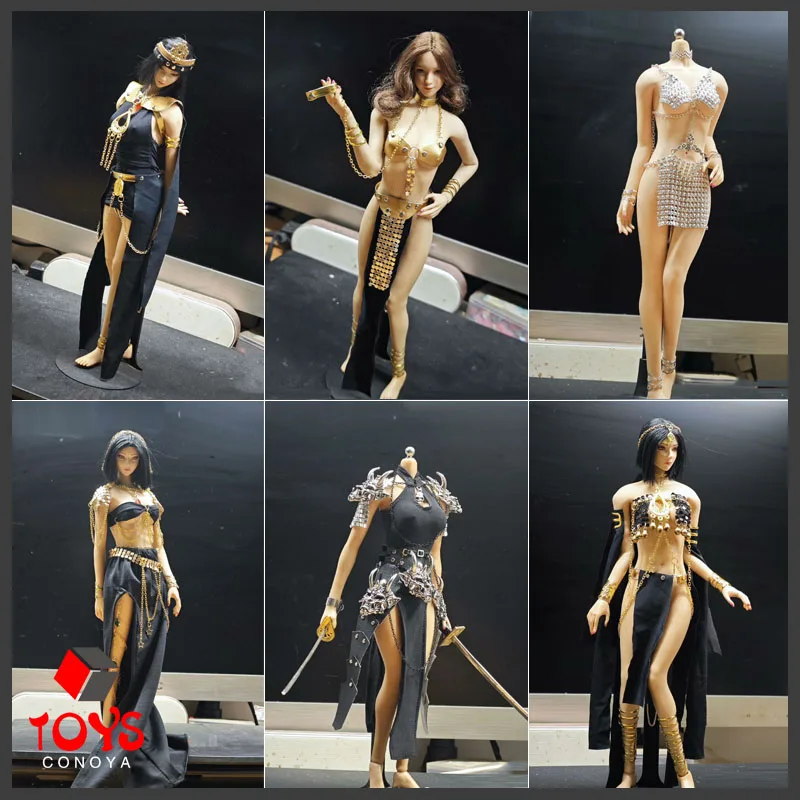 Customized 1/6 Scale Female Full Set Clothes Model For 12-inch Tbleague JIAOU Action Figure Body Doll