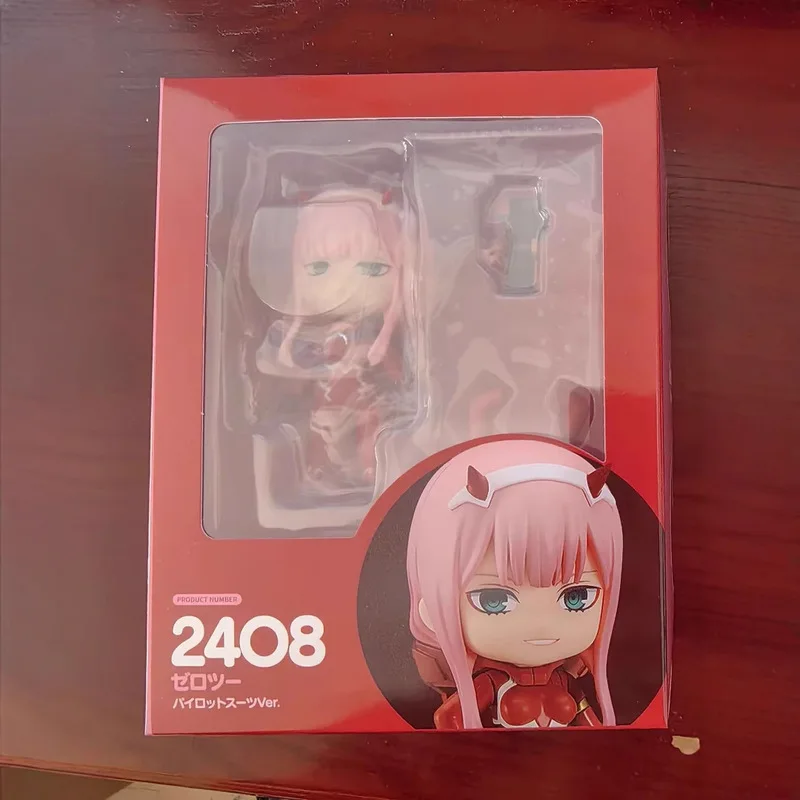 

New #2408 Darling In The Franxx Nendoroid Zero Two Face Swap Articulated Action Figure Desktop Decor Collectible Anime Model