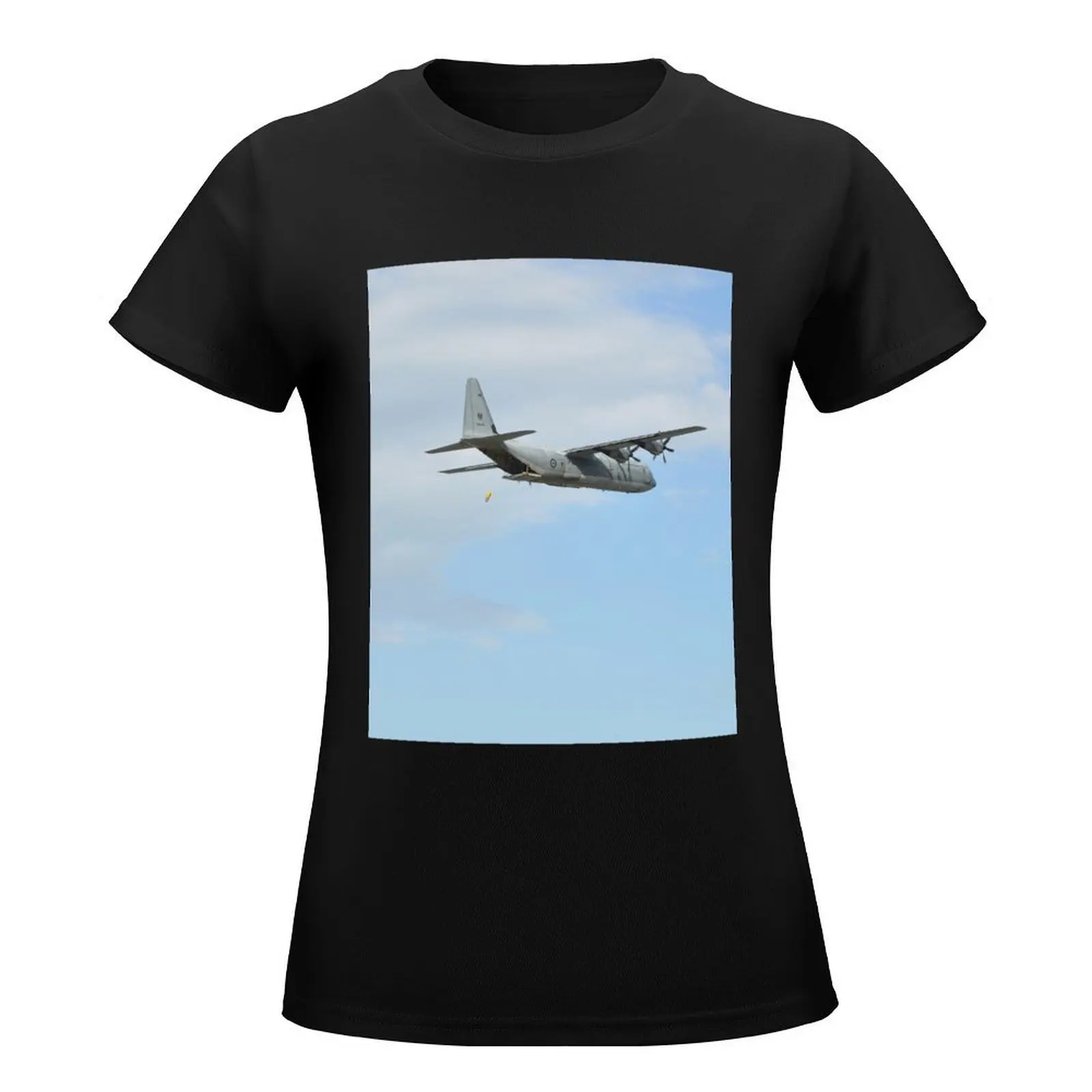 Townsville Air Show,Australia 2016- Hercules A97-449 T-Shirt hippie clothes tees cute clothes female Women's tops