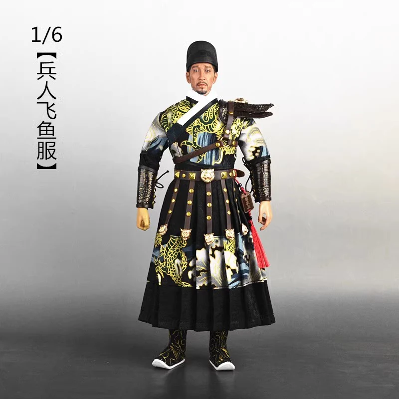 

1/6 Ancient Soldier Royal Guards Flying Fish Clothing Shoulder Strap Waist Belt Model Fit 12'' Action Figure Body In Stock