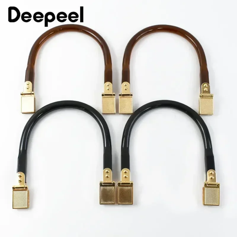 2/4Pcs Deepeel 13x14cm U-shaped Metal Purse Kiss Clasp Bag Lock Frame Buckle Wallet Handle Women DIY Sewing Hardware Accessories