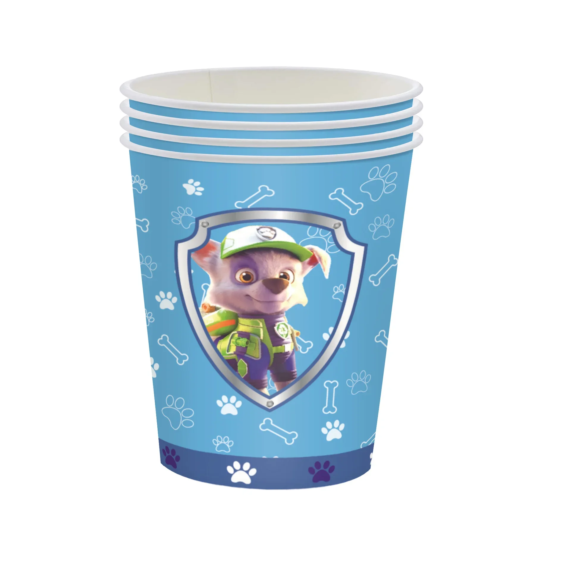 Nappe Paw Patrol pour enfants, décorations de fête d'anniversaire, fournitures de fête, couverture britannique, poulet mignon, baby shower