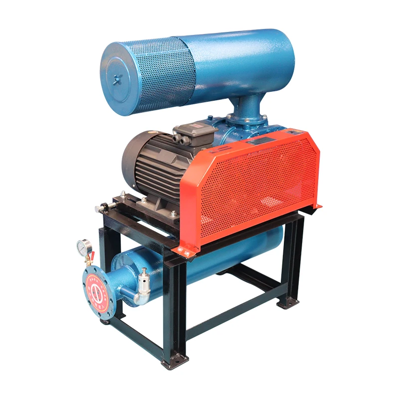 

Cheap price 3HP industrial mini tri lobe roots vacuum blower air pump for aquaculture manufacturer