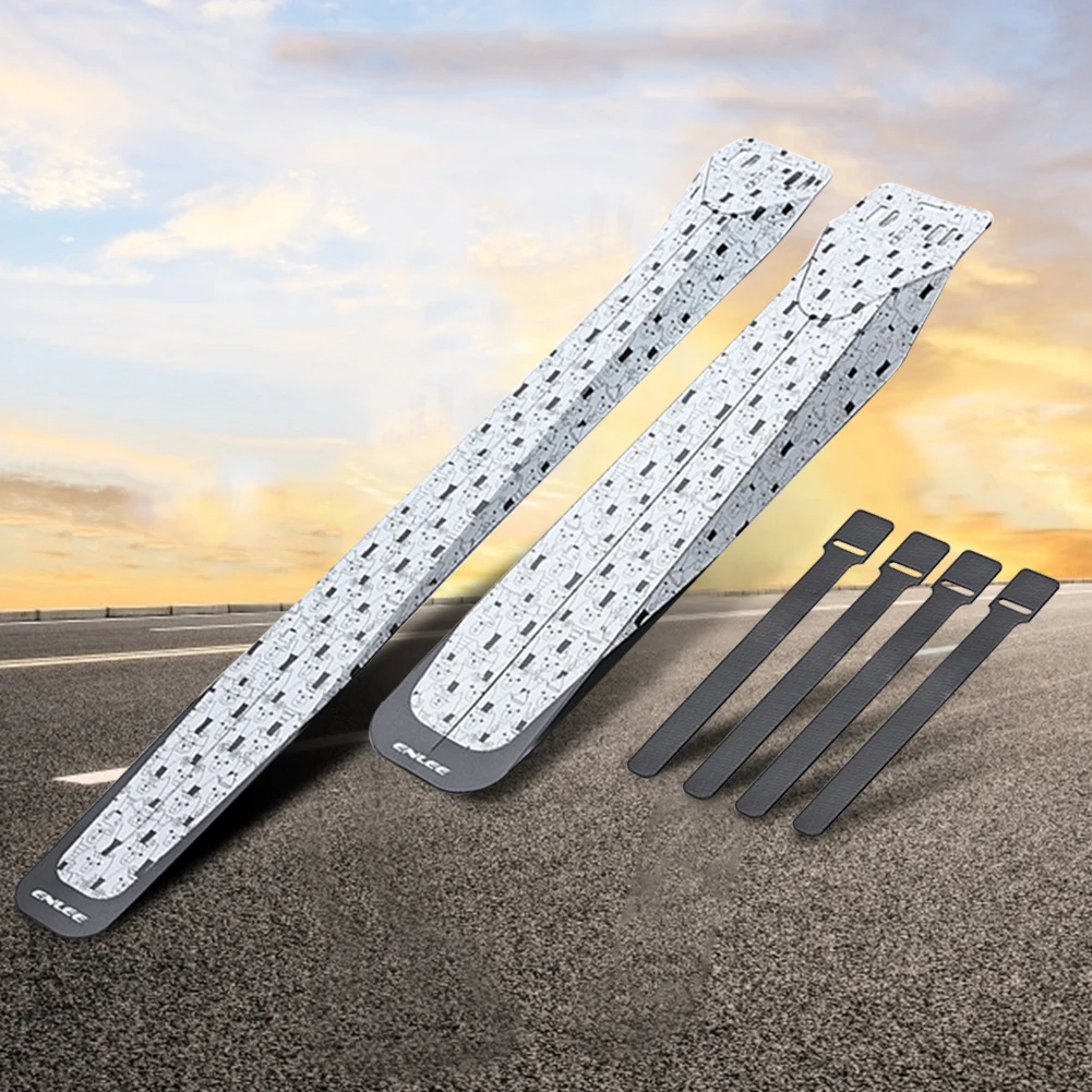 

ENLEE Mudguard Wings Bracket Foldable Mud Splashing Prevention Bracket Lightweight Fixed Gear Accessories for Mountain Road Bike
