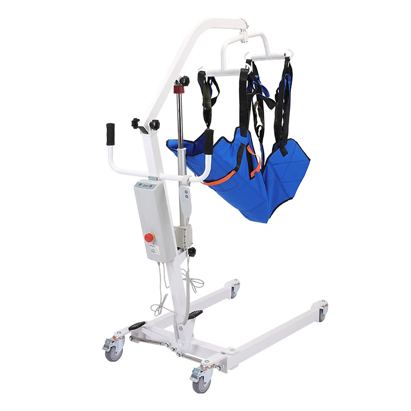Coolfull Premium Electric Mobile Patient Lift-Remote Control 360 Swivel Wide Base 160KG Capacity ROYALTRUST RC-TS3 for Stable