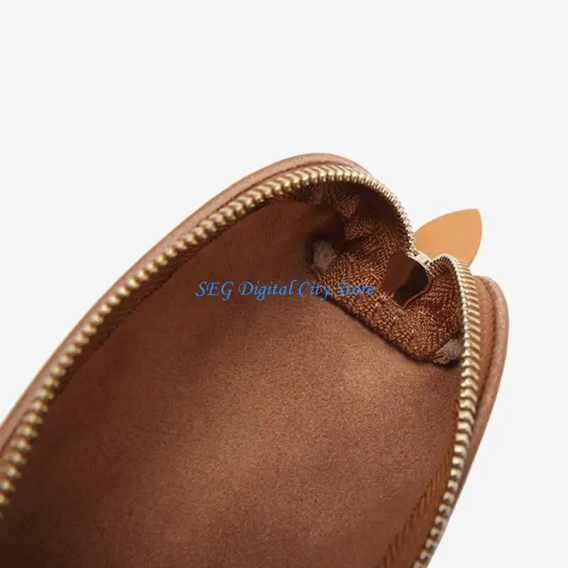 U75B سستة الحقيبة الجلدية القلم حقيبة قلم رصاص حامل قلم رصاص للمدرسة مكتب المنزل #2