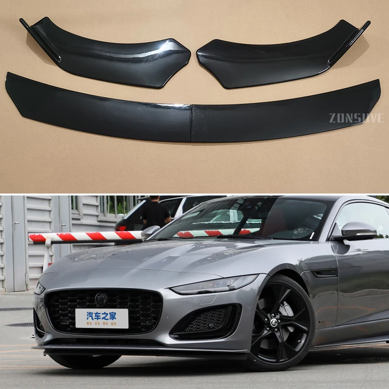 

Body Kit Accessories Front Bumper Lip Splitter Spoiler For Jaguar F-TYPE 2013--2024 Year